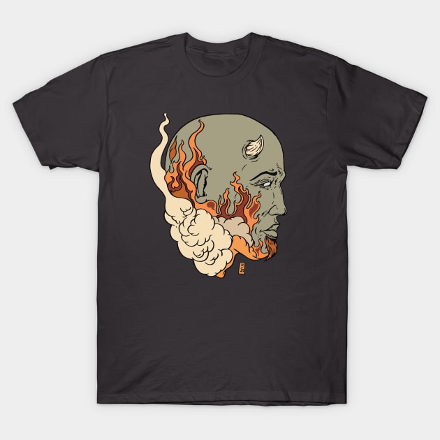 New Devil, Old Fire T-Shirt by Thomcat23